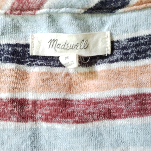 Madewell Alto Scoop Tee in Colborne Stripe - Picture 6 of 7